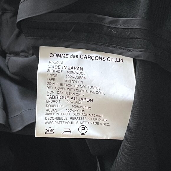 Junya Watanabe Comme des Garçons Jacket with Belts and Straps Detailing in Black - Picture 13 of 13